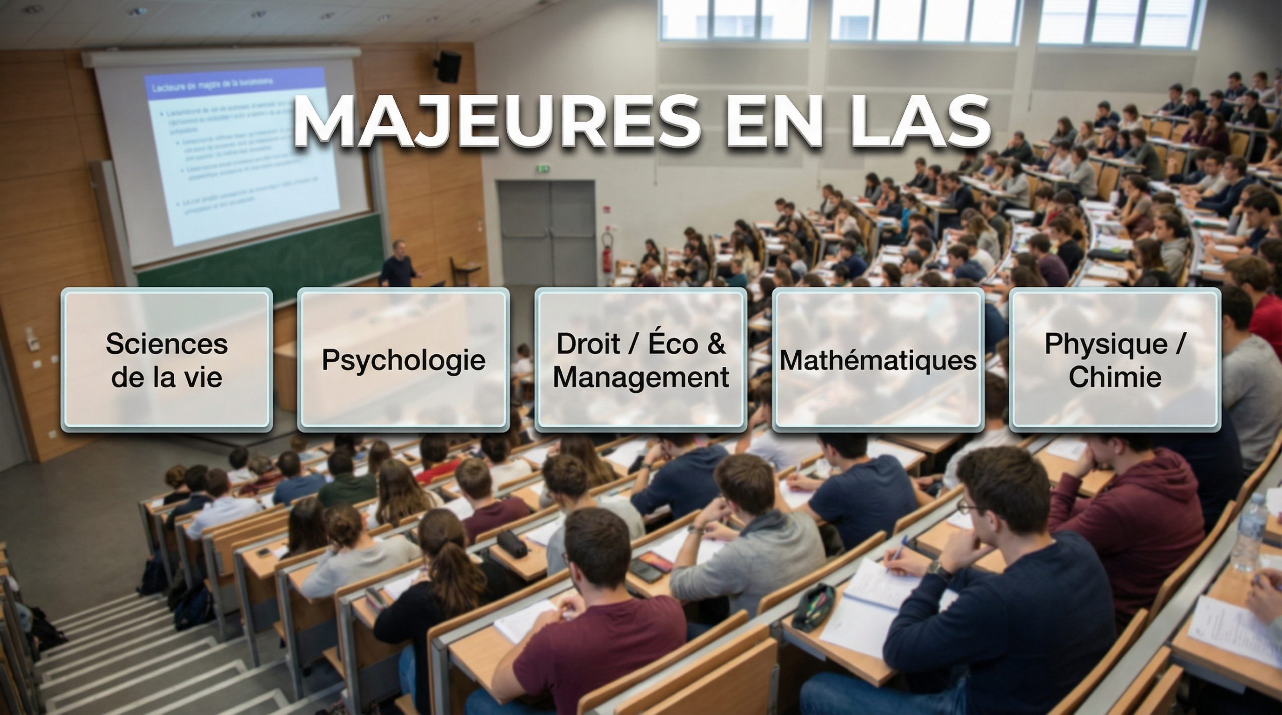 Réussir LAS à Lille : quelles majeures choisir pour maximiser ses chances