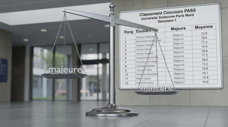 PASS Bobigny majeure, mineure et vrai classement