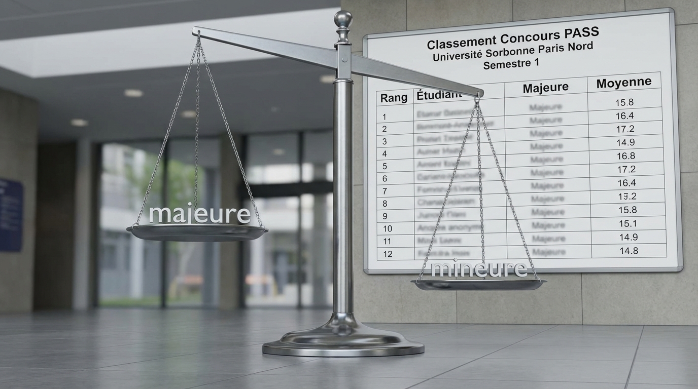 PASS Bobigny majeure, mineure et vrai classement