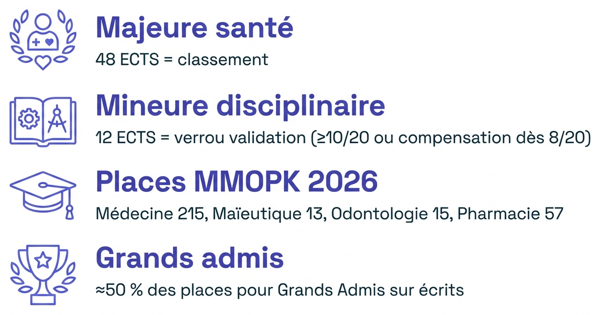 Schéma simple du système Sorbonne : ce qui classe, ce qui bloque, ce qui ouvre les filières.