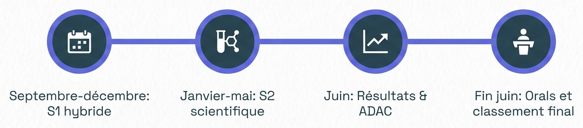 Circuit de sélection PASS Bobigny, du S1 hybride aux oraux de juin.