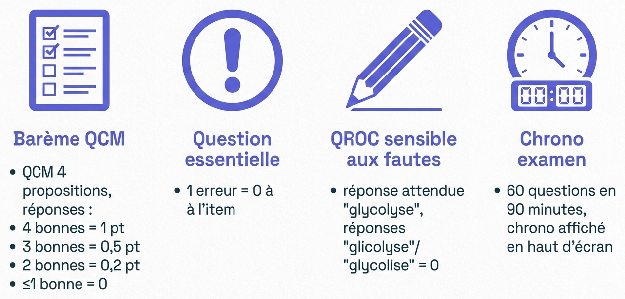 Exemple de contraintes techniques des épreuves sur tablette à Bobigny.